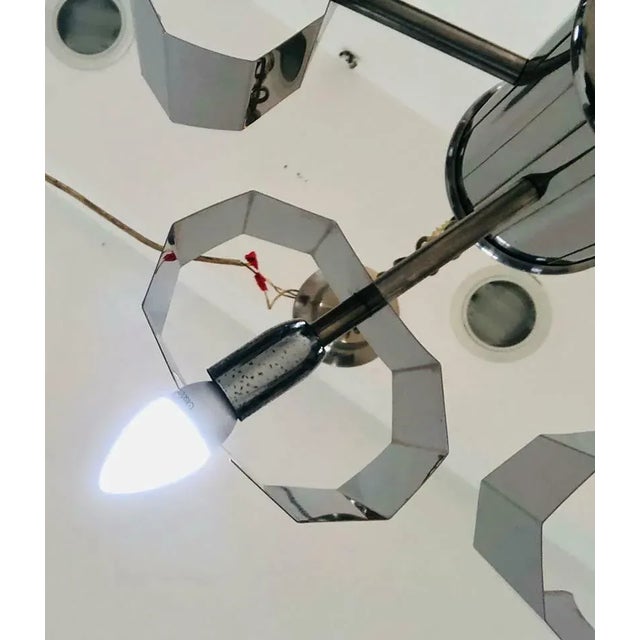 Mid-Century 6-Light Chandelier, 1960s For Sale - Image 11 of 12