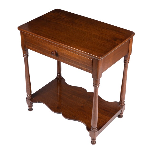 Delaware Valley Walnut Single-Drawer Stand, 1810-20 For Sale - Image 10 of 15