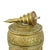 Wood Large Golden Wooden Offering Bowl, 1950s For Sale - Image 7 of 13