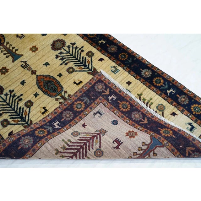 Vintage Gabbeh Rug 2'11'' x 5'3'' For Sale - Image 9 of 10