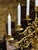 Gold 19th Century Neo-Gothic Brass Candlesticks, Set of 2 For Sale - Image 8 of 12