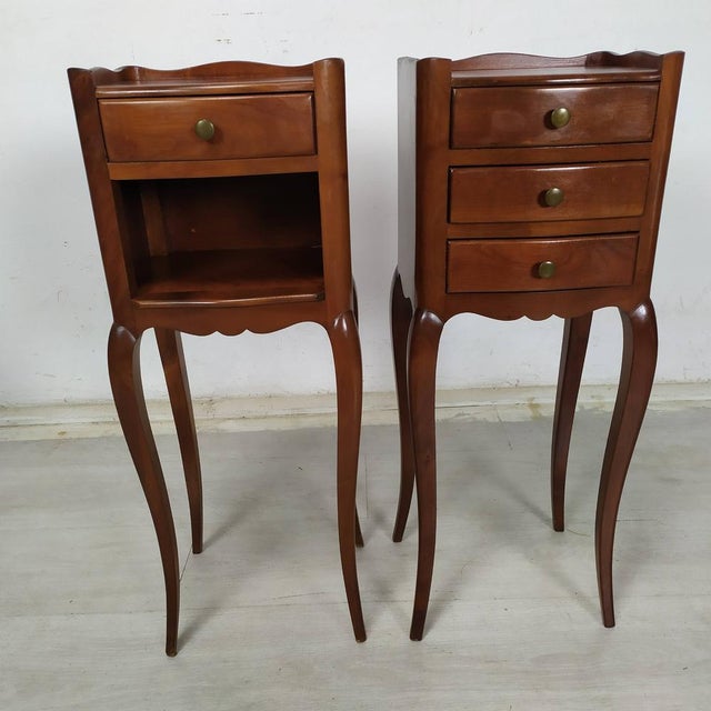 Louis XV Nightstands, 1950s, Set of 2 For Sale - Image 14 of 14