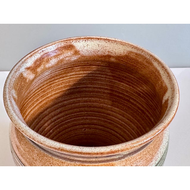 Ceramic Modernist Studio Ceramic Art Vase from Helma Klett, Germany, 1940s For Sale - Image 7 of 11