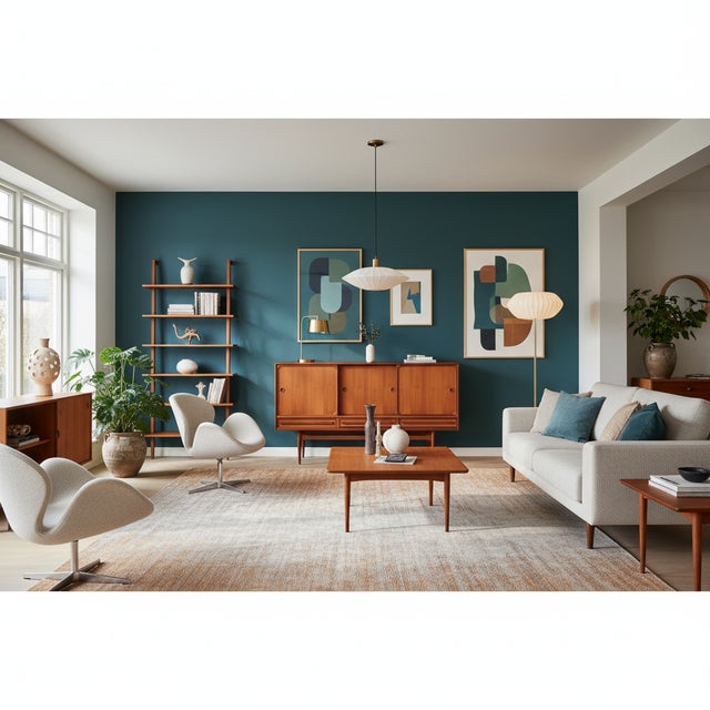 Danish Sideboard in Teak and Walnut with Sliding Doors, 1960s For Sale - Image 10 of 18