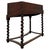 Gold 19th Century Victorian English Oak Box on Stand For Sale - Image 8 of 11
