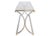 A Maison Jansen style console table. This beautiful accent piece features a chrome and glass construction. The chrome...