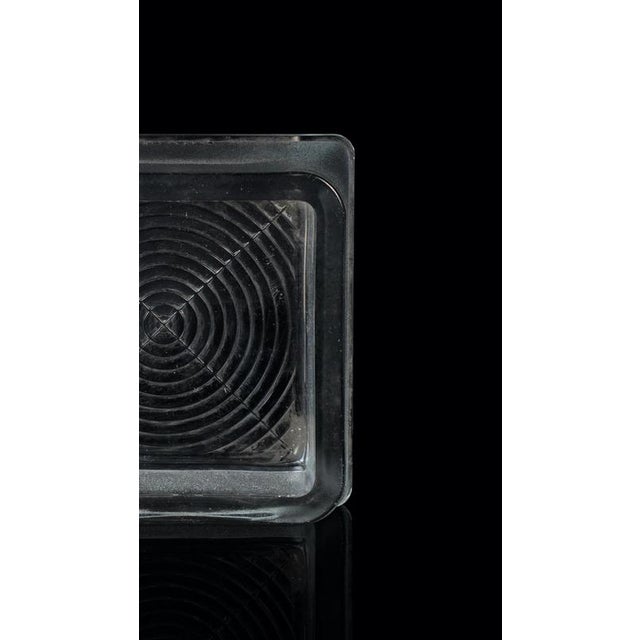 Vintage Geometric Opaque Glass Ashtray from Fidenza, Italy, 1960s For Sale - Image 3 of 6