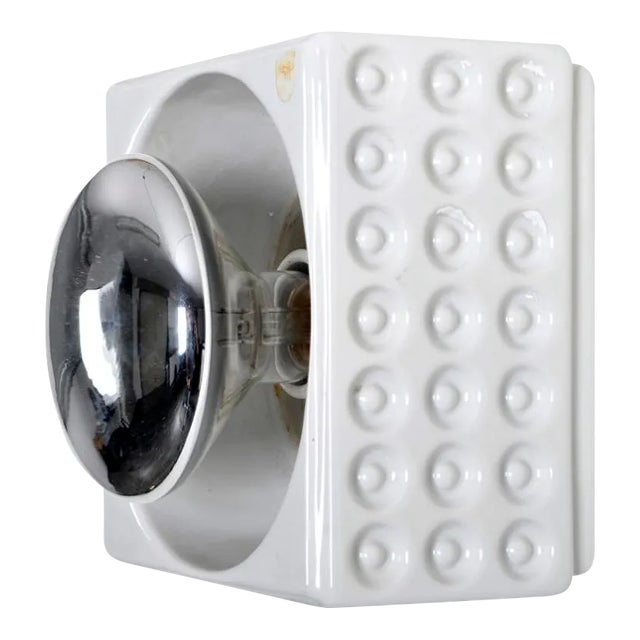 Ceramic Sconce from Philips, 1950s For Sale