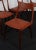Boomerang Dining Chairs in Teak by Alfred Christensen, 1960s, Set of 4 For Sale - Image 4 of 9