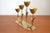 Bauhaus Four-Armed Brass Candleholder by Gunnar Ander for Ystad Metall, Sweden, 1960s For Sale - Image 3 of 8
