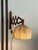 Teak Scissor Wall Lamp / Saxelampe, Denmark, 1960s A beautiful and atmospheric teak scissor wall lamp, known as a...