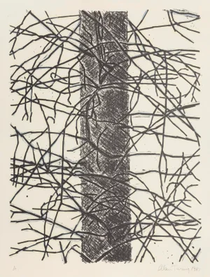 Pine Cut Down - A, Alan Turner Lithograph