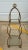 1970s Vintage Hollywood Regency Gold 3 Tier Rope Etagere For Sale - Image 4 of 6