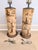 Mid 20th Century Americana Revolutionary War Decoupage Cylinder Lamps - A Pair For Sale - Image 4 of 11