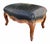 Antique Crocodile Leather French Provincial Footstool Ottoman.