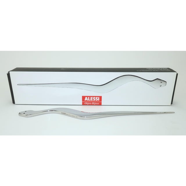 Alessi Giulio Iacchetti 'Bis' Snake Letter Opener, 2013 For Sale - Image 11 of 14