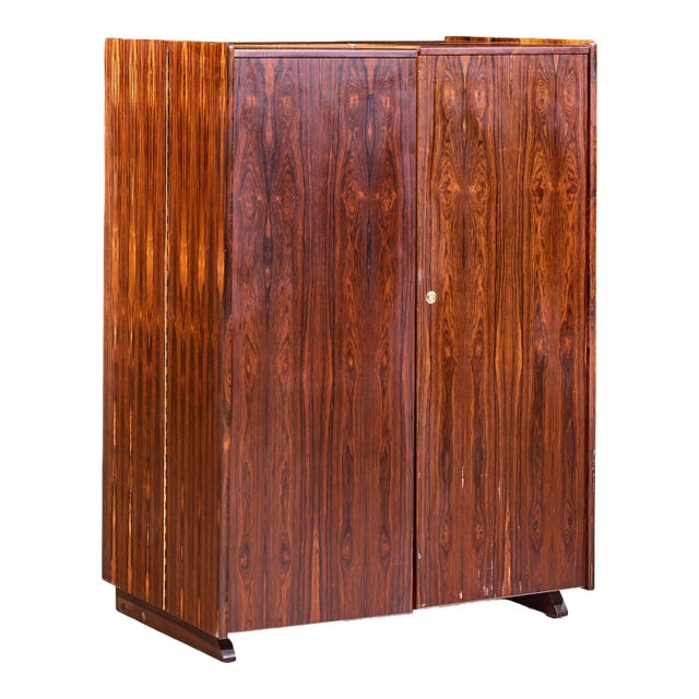 Mummenthaler & Meier Mid Century Rosewood Magic Box Hideaway Desk For Sale