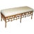 Bespoke Faux Bamboo Faux Bois Bench For Sale