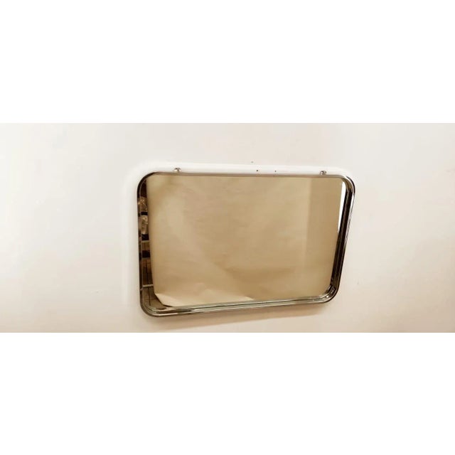 Mirror With Chrome Frame For Sale - Image 5 of 12