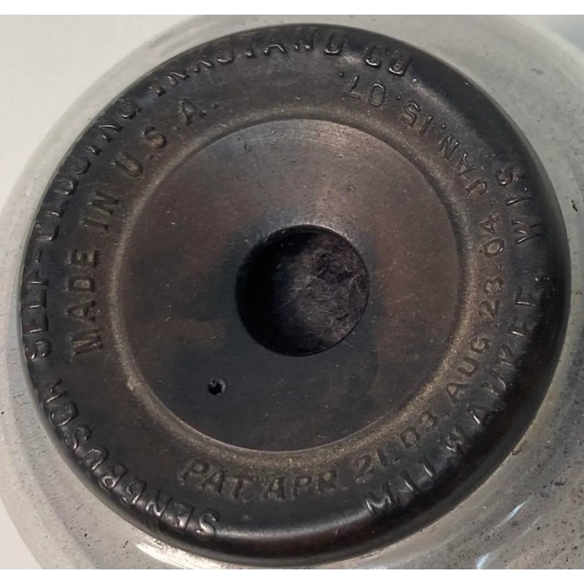 Antique Art Deco Sengbusch Self Closing Ink Stand # 321 With Bakelite Fountain Pen Holders- Made in Usa For Sale - Image 11 of 13