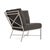 Brown Jordan Venetian Corner Sectional, Dove frame with Fusion Charcoal fabric For Sale - Image 12 of 12