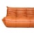 Michel Ducaroy Togo 3-seater sofa newly upholstered in cognac classic leather, but with the original foam and base fabric....