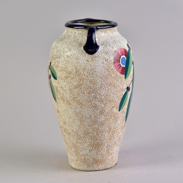 1910s Signed Amphora Jugendstil Czechoslovakia Vase For Sale - Image 5 of 10