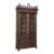 19th Century French Gothic Revival Carved Oak Library Bookcase For Sale