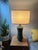 Design Technics 1980s Lee Rosen Mid-Century Ceramic Green Glaze Table Lamp For Sale - Image 4 of 12