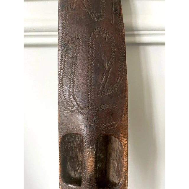 Early 20th Century Carved Wood Aboriginal Shield, Western Australia For Sale - Image 5 of 13