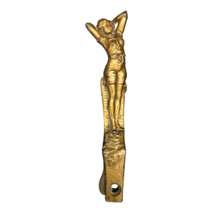 Art Nouveau Gilt Bronze Figural Cigar Cutter Late 19th Century Probably Austrian