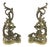 19th Century French Napoleon III Bronze Andirons - a Pair For Sale