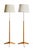 Wood Mid-Century Modern G-34 Floor Lamps by Alf Svensson for Bergboms, 1950s, Set of 2 For Sale - Image 7 of 7