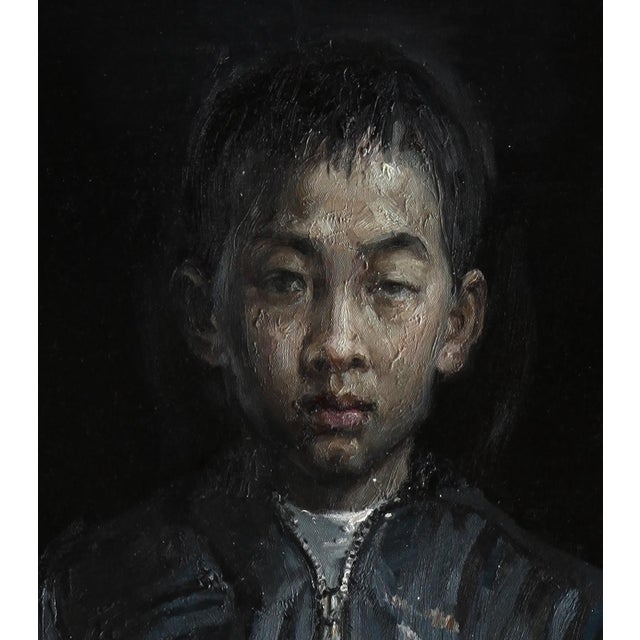 Wei Yi 魏艺, Huang Xiaohu from Childhood, Larger Than Life, 2010, Oil on Canvas For Sale - Image 3 of 7