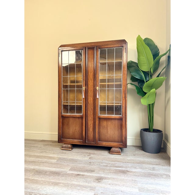 Vintage Wooden Display Cabinet For Sale - Image 10 of 13