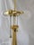 Metal Vintage Mid-20th Century Hollywood Regency Table Lamp Brass Candlestick Lamp For Sale - Image 7 of 10