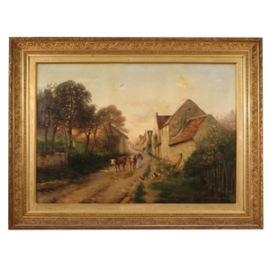 French Artist, Landscape, 1899, Oil on Canvas