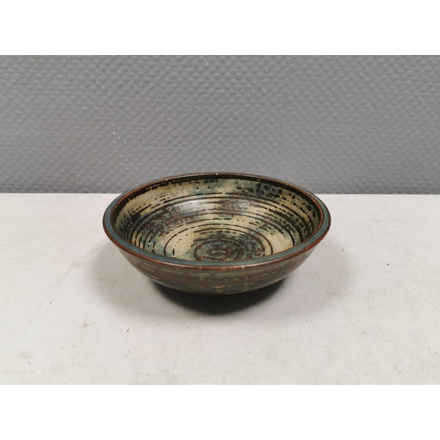 Bowl with Sung Glaze by Kresten Bloch for Royal Copenhagen, 1963 For Sale - Image 12 of 12