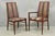 Vintage Mid Century Modern Walnut Modernist Dining Room Chairs by Dillingham - Set of 6. Set includes (2) Armchairs, (4)...
