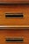 Drexel Vintage Drexel Mid Century Modern Walnut 5 Drawer Tall Chest Dresser Highboy For Sale - Image 4 of 18
