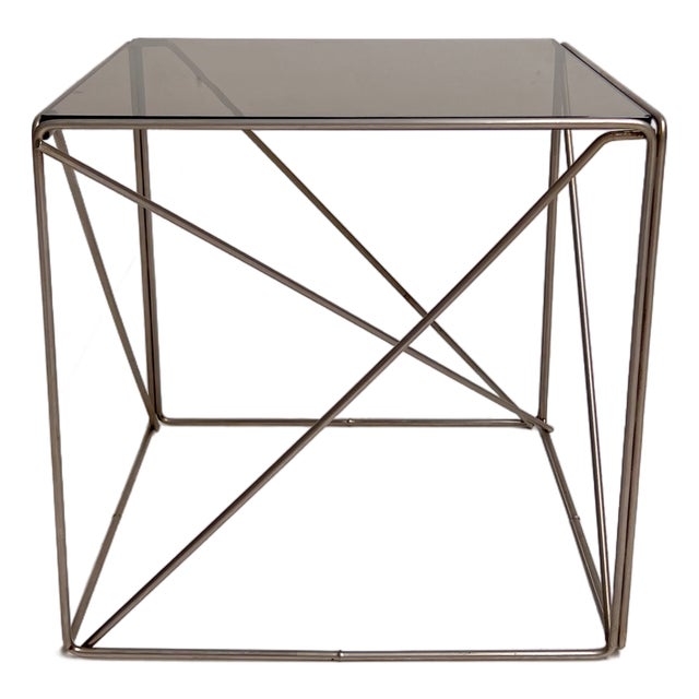Geometric Isocele Side Table by Max Sauze for Max Sauze Studio, 1960s For Sale
