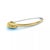Contemporary Aaron Basha Diamond Enamel Baby Safety Pin Brooch For Sale - Image 3 of 6