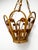 Vintage Pencil Reed Rattan Hanging Basket For Sale - Image 4 of 8