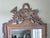Gorgeous French provincial style carved wood mirror with garden tools and basket by LaBarge of Italy. The mirror a...