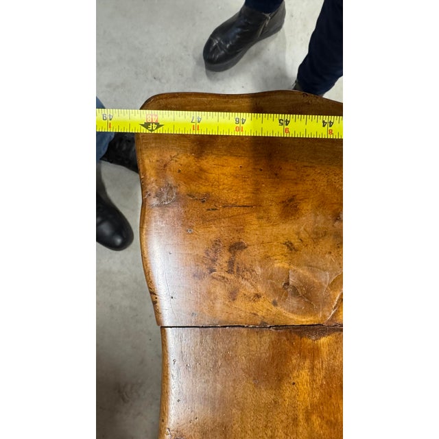 Brown Early 1900’s Small Italian Dining Table With Extensions For Sale - Image 8 of 12
