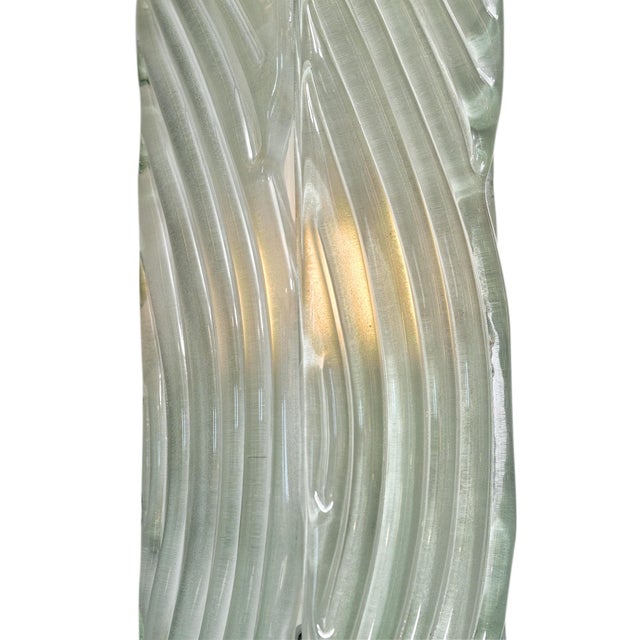 Murano Glass Aqua Textured Sconces For Sale In Austin - Image 6 of 9