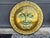 Italian Modern Enameled Sun Sculpture. Offered is an unusual artist signed enameled metal sun wall sculpture. Make a...