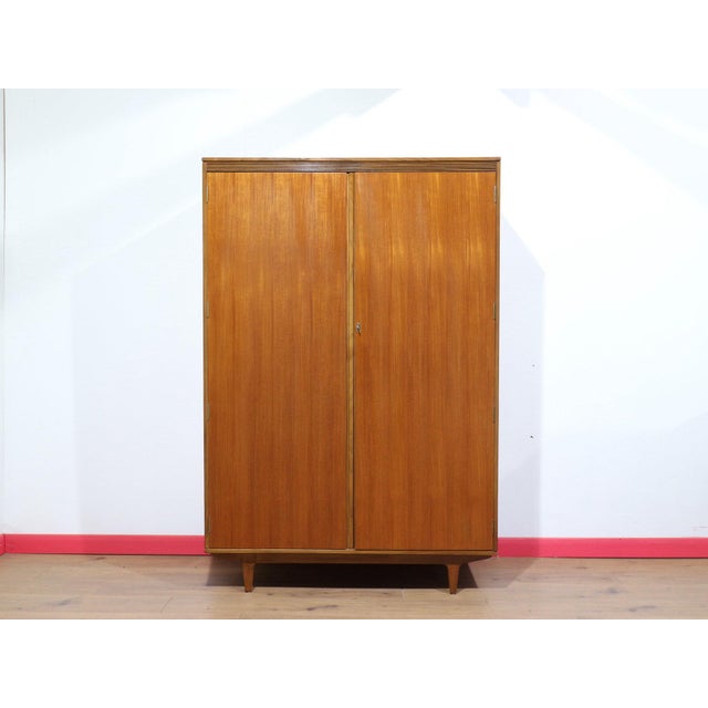 Mid-Century Modern Mid Century Modern Vintage Teak Butilux Armoire Wardrobe For Sale - Image 3 of 13