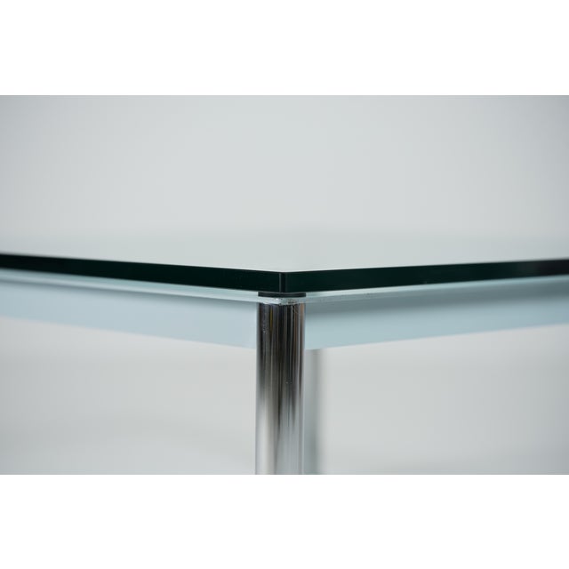 1980s LC 10 Side Table attributed to Le Corbusier, Charlotte Perriand and Pierre Jeanneret for Cassina, 1980s For Sale - Image 5 of 16