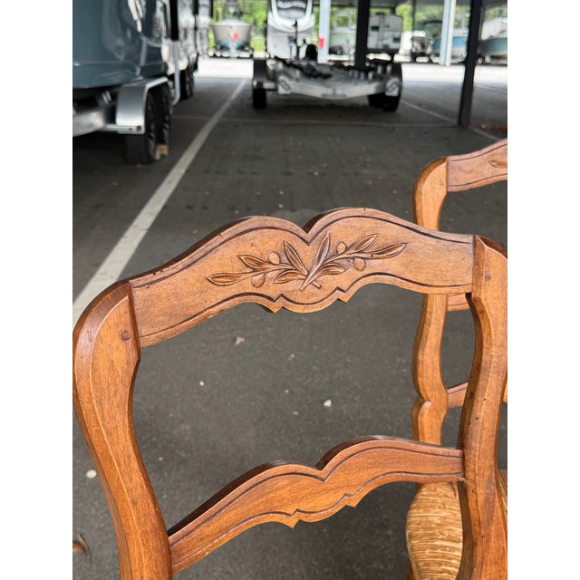 Set of 4 French Dining Chairs For Sale - Image 4 of 7